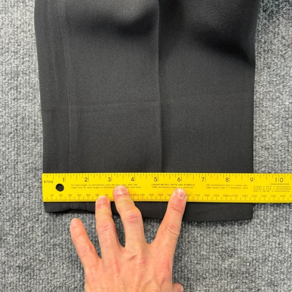Richard Harris Men's 2pc Tuxedo Black Double Breasted 40R Pleated Pants 32x30